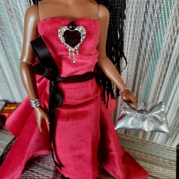 Custom Disney ily 4ever barbie doll dark skin braids styled for the Holi… - Picture 5 of 12